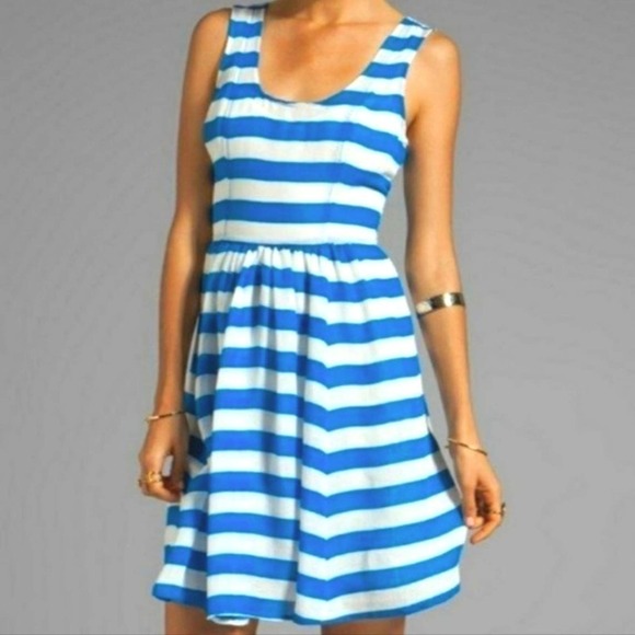 Plenty by Tracy Reese Frock Striped Dress NWT Size 10 - Picture 8 of 8